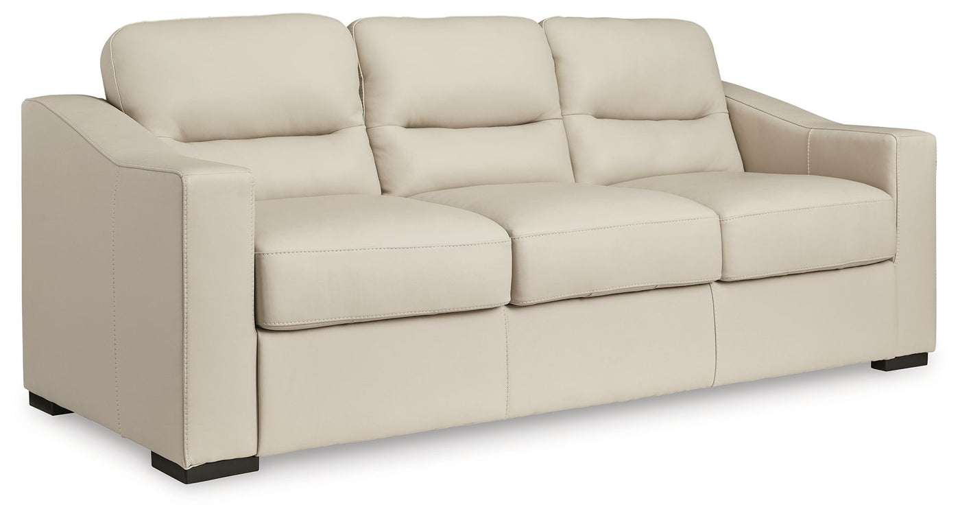 Treasure Trove - Sofa - Leather Match - Almond