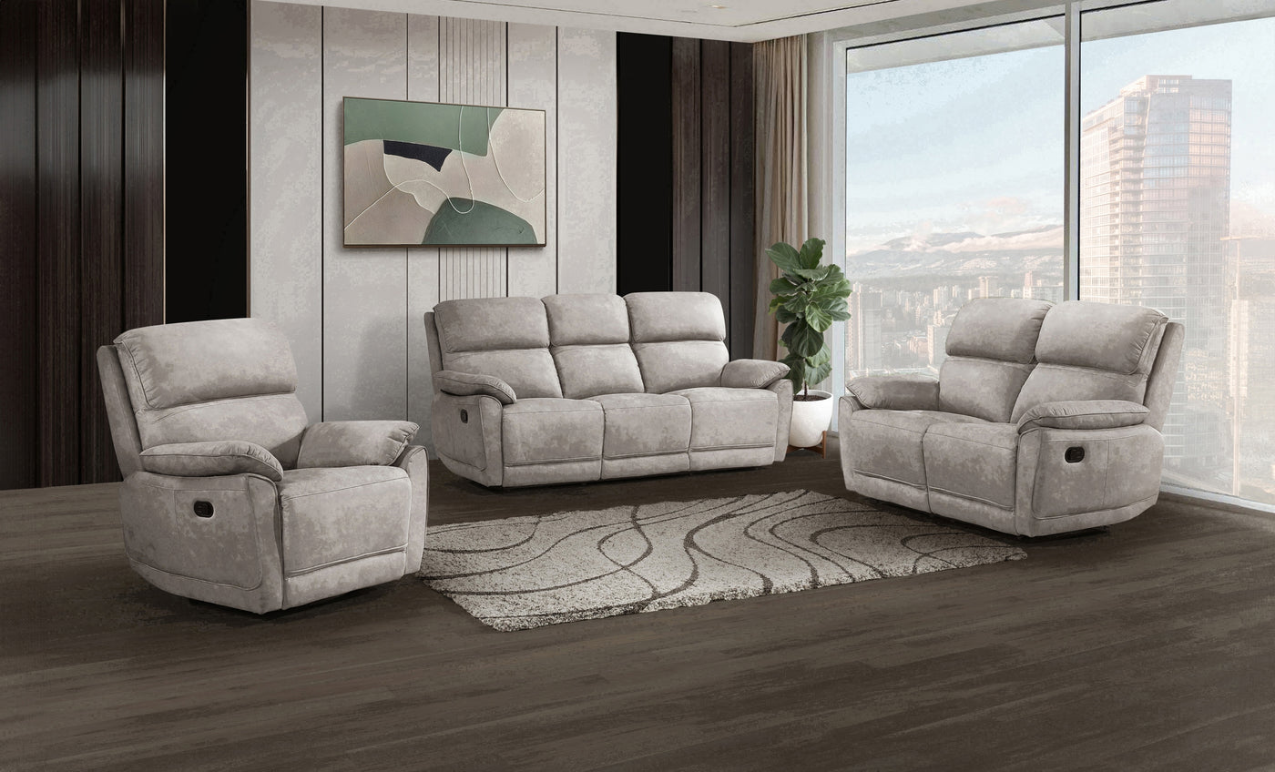 Harbor Double Reclining Loveseat, Taupe