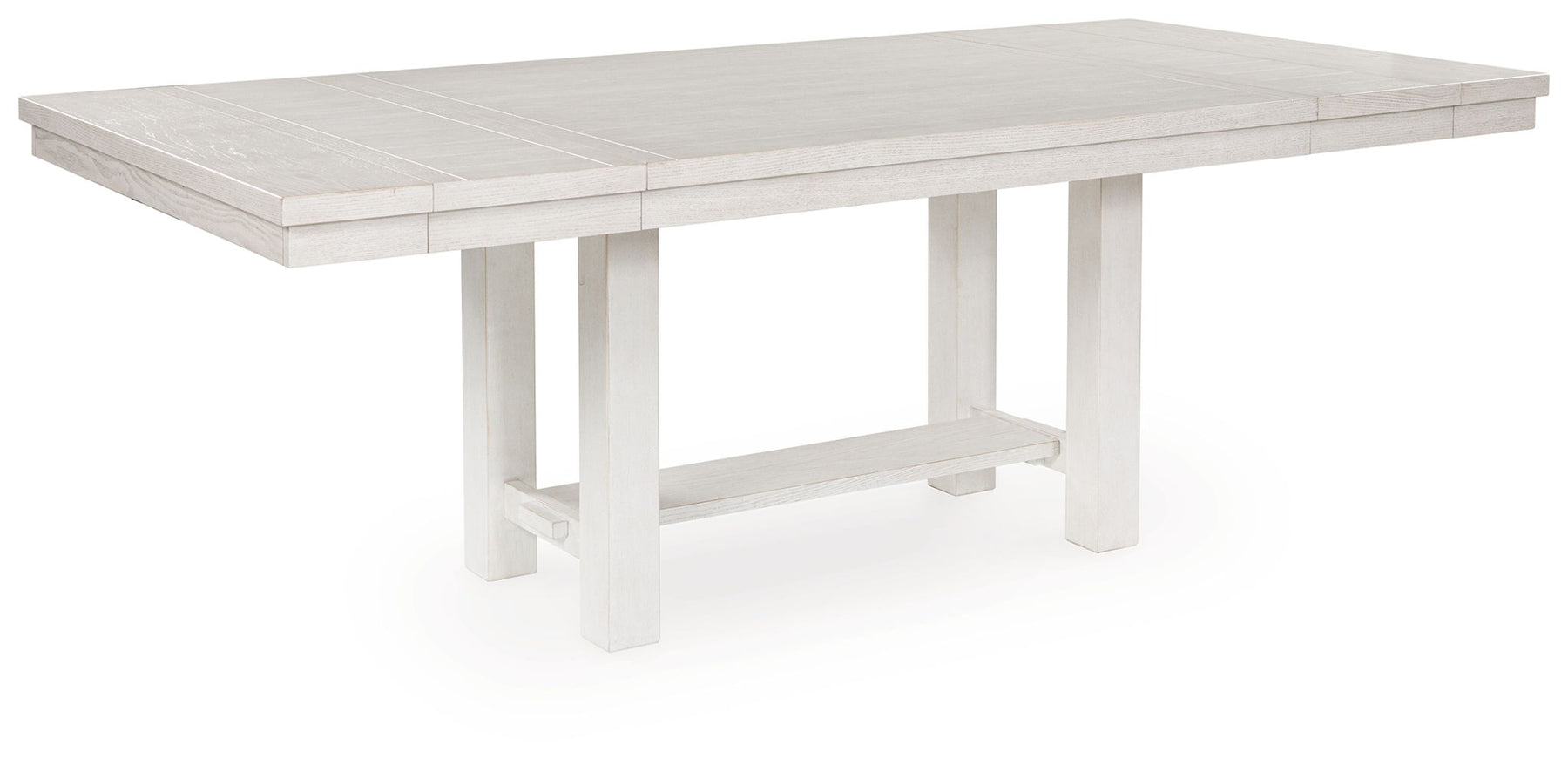 White / Dining Tables with Extensions / None