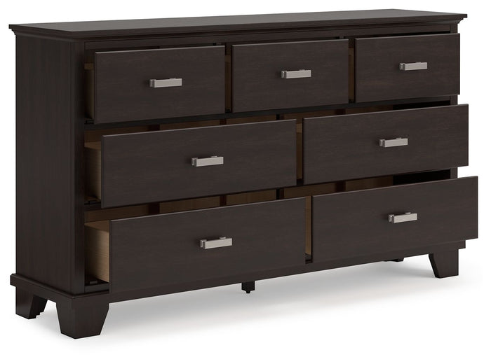 Covetown - Dresser - Dark Brown image 2