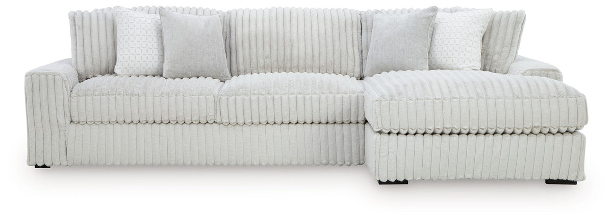Light Gray / 2 Pc. Right Arm Facing Corner Chaise Sectional