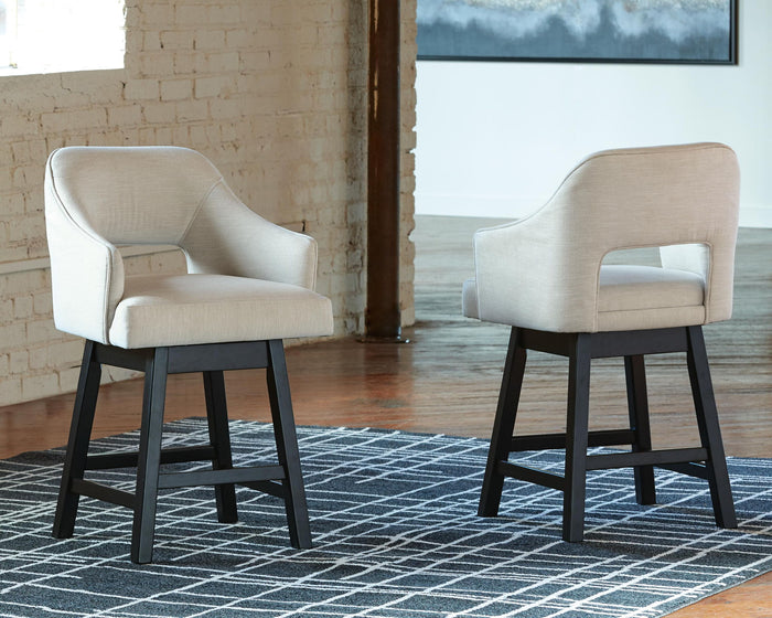 Tallenger - Upholstered Swivel Barstool (Set of 2) image 4