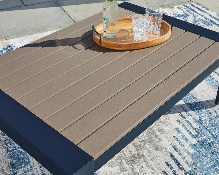 East Beach - Blue - Rectangular Cocktail Table image 3