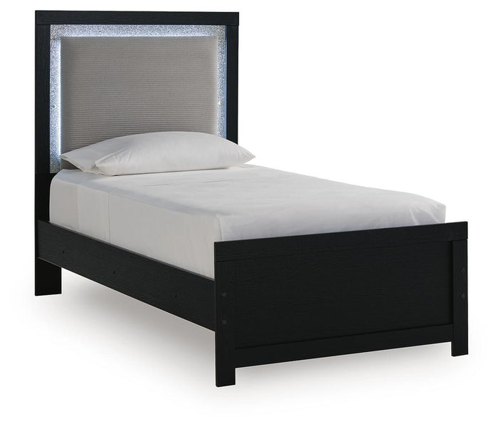 Maeling - Upholstered Panel Bed image 1