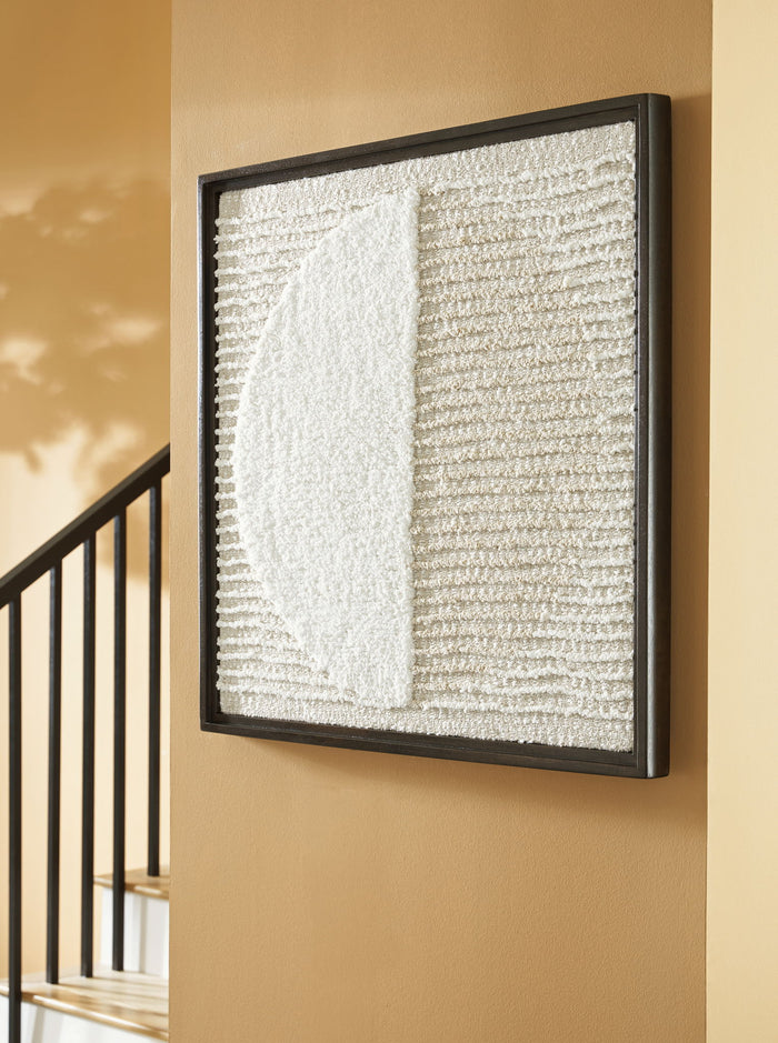 Bachard - Wall Decor - Tan / White image 2