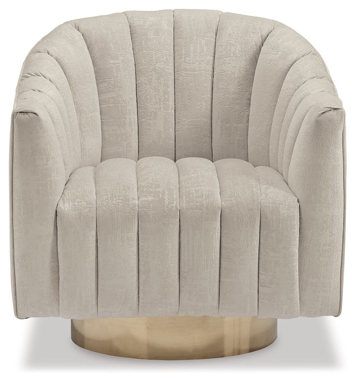 Penzlin - Swivel Accent Chair - Pearl image 2