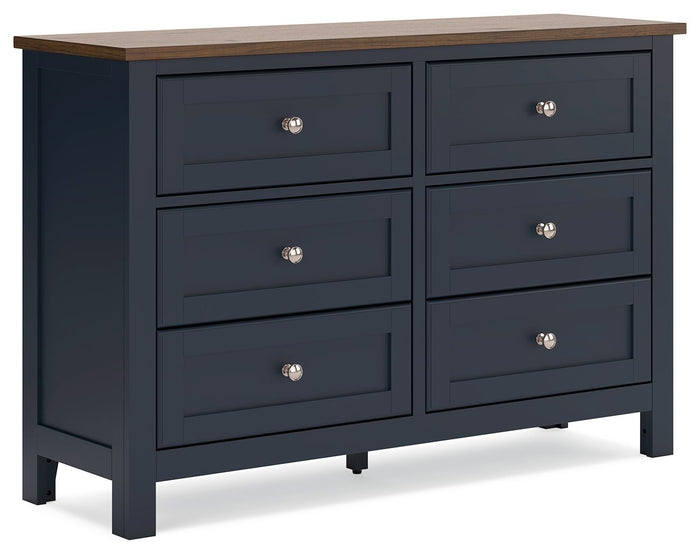 Landocken - Dresser - Brown / Blue image 1