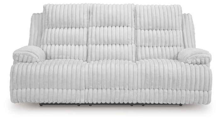 Rhines Falls - Reclining Power Sofa With Drop Down Table - Alloy image 2