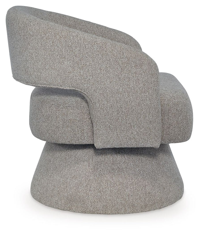 Nashkins - Swivel Accent Chair - Pebble image 2