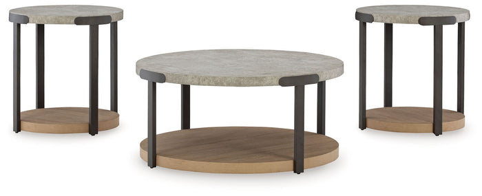 Darthurst - Occasional Table Set (Set of 3) - Light Brown image 2