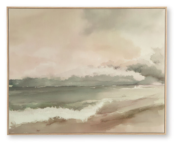 Vallus - Wall Art - Blush / Green / Gray image 1