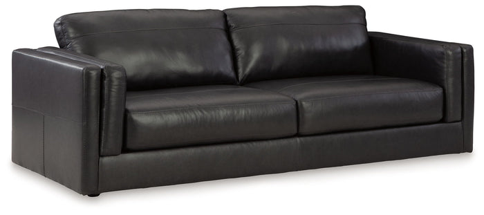 Amiata - Sofa - Leather Match - Onyx image 2
