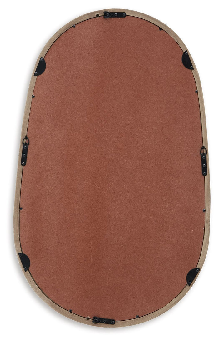 Aarilynn - Accent Mirror - Antique Brown image 2