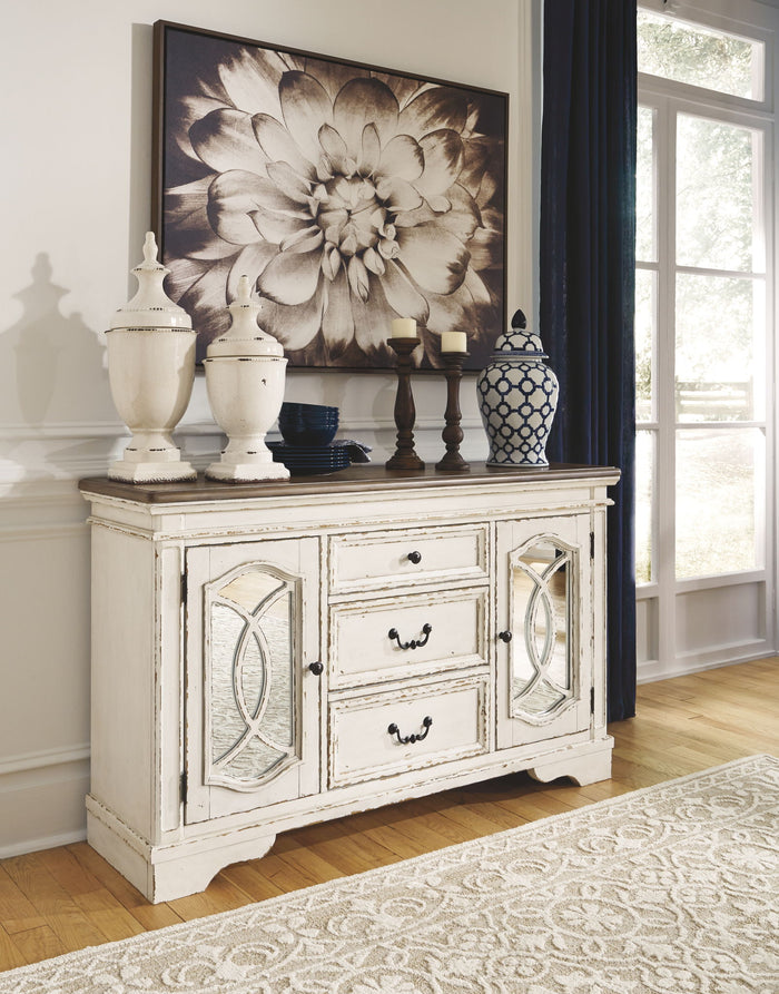 Realyn - Dining Room Server - Chipped White image 2