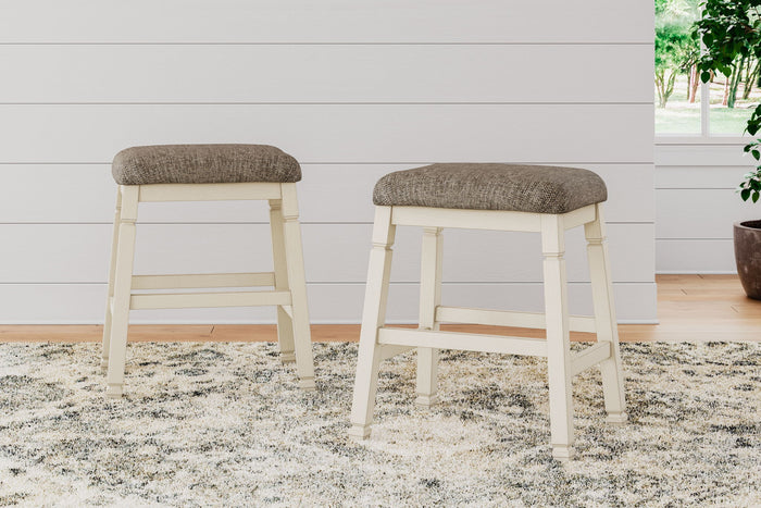 Bolanburg - Upholstered Stool (Set of 2) - Beige image 2