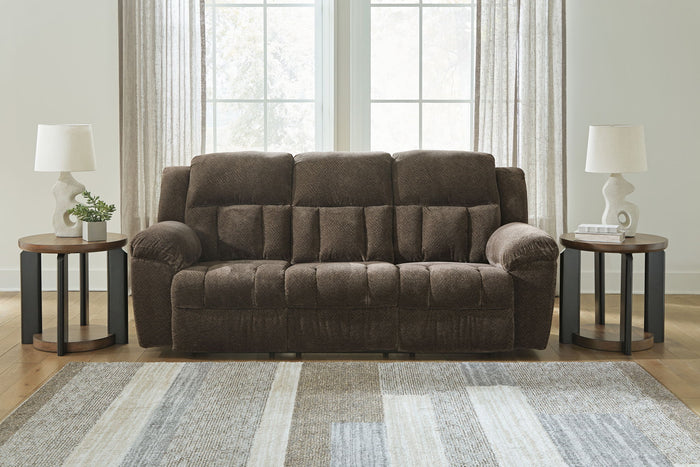 Frohn - Reclining Sofa - Fabric - Chocolate image 2