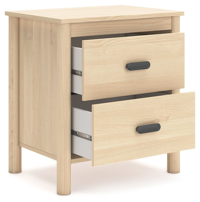 Cabinella - Two Drawer Night Stand - Tan image 2
