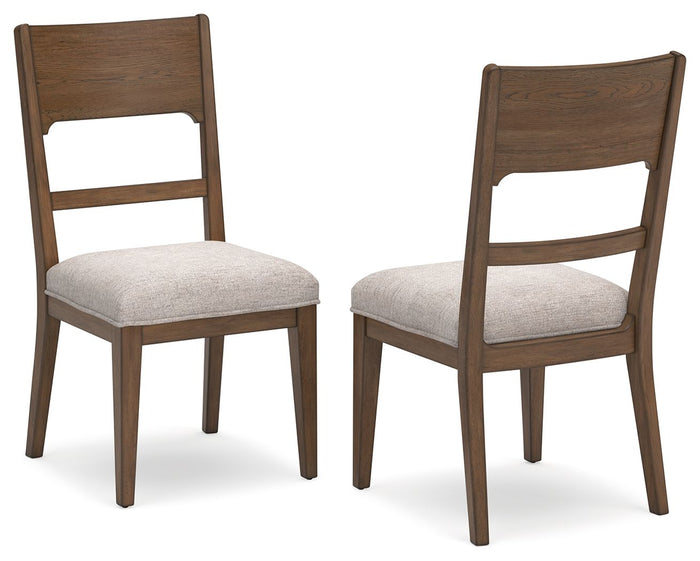 Cabalynn - Dining Uph Side Chair (Set of 2) - Oatmeal / Light Brown image 2
