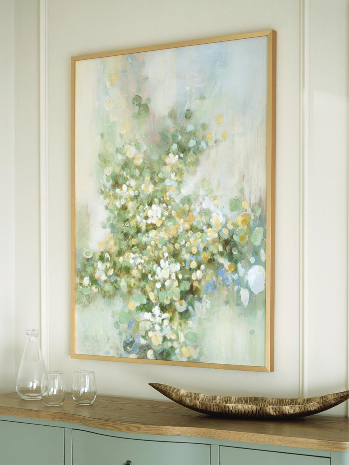 Reedster - Wall Art - Green / Blue / Yellow image 2