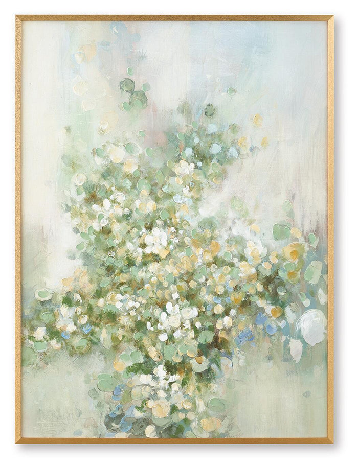 Reedster - Wall Art - Green / Blue / Yellow image 1