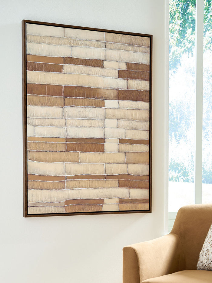 Kalanmore - Wall Art - Brown / Tan / White image 2