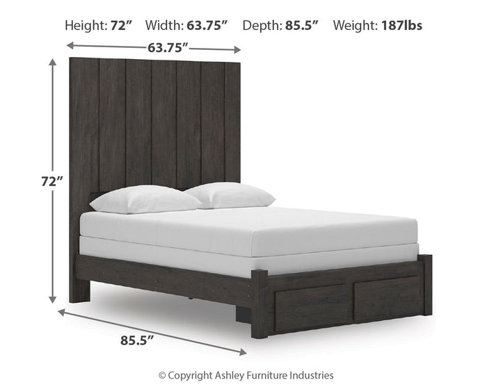 Fraluna - Panel Storage Bed image 2
