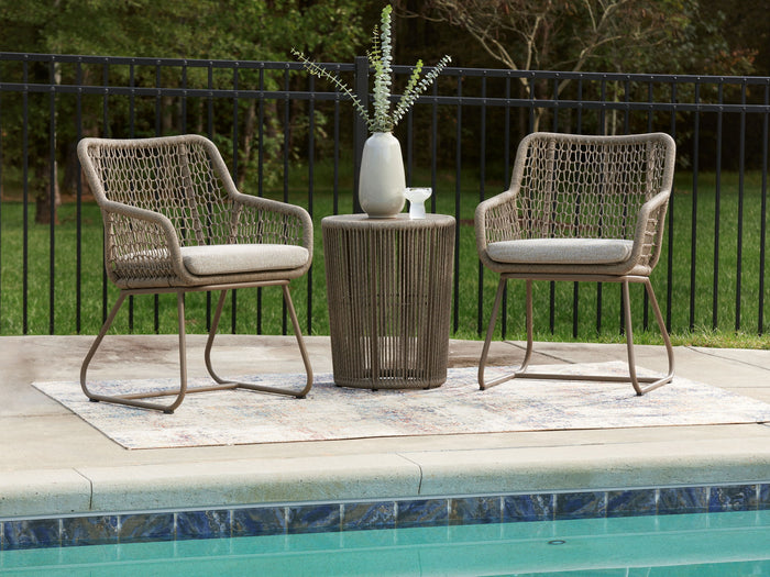 Majors Beach - Outdoor Table And 2 Chairs (Set of 3) - Beige image 2