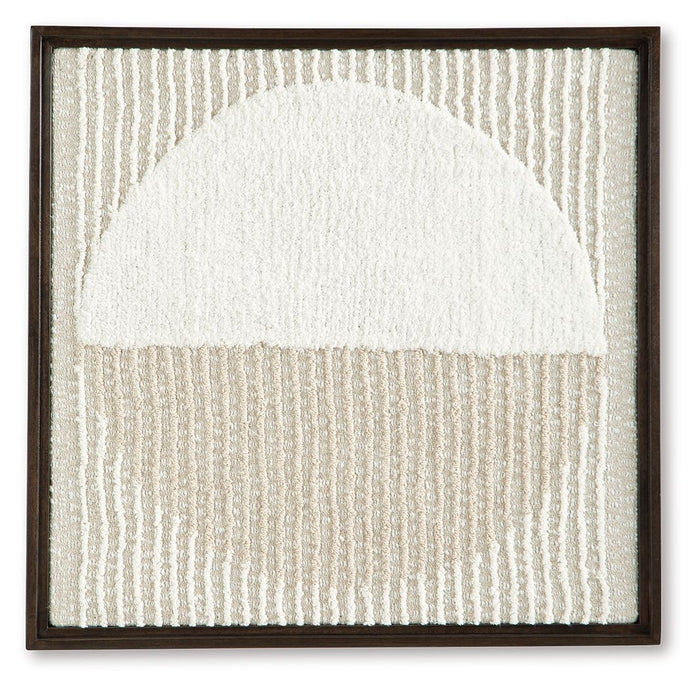 Bachard - Wall Decor - Tan / White image 3