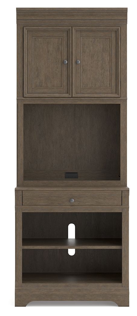 Janismore - Bookcase - Weathered Gray image 2