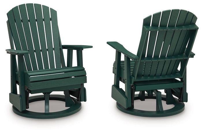 Shell Beach - Swivel Glider Chair - Green image 1
