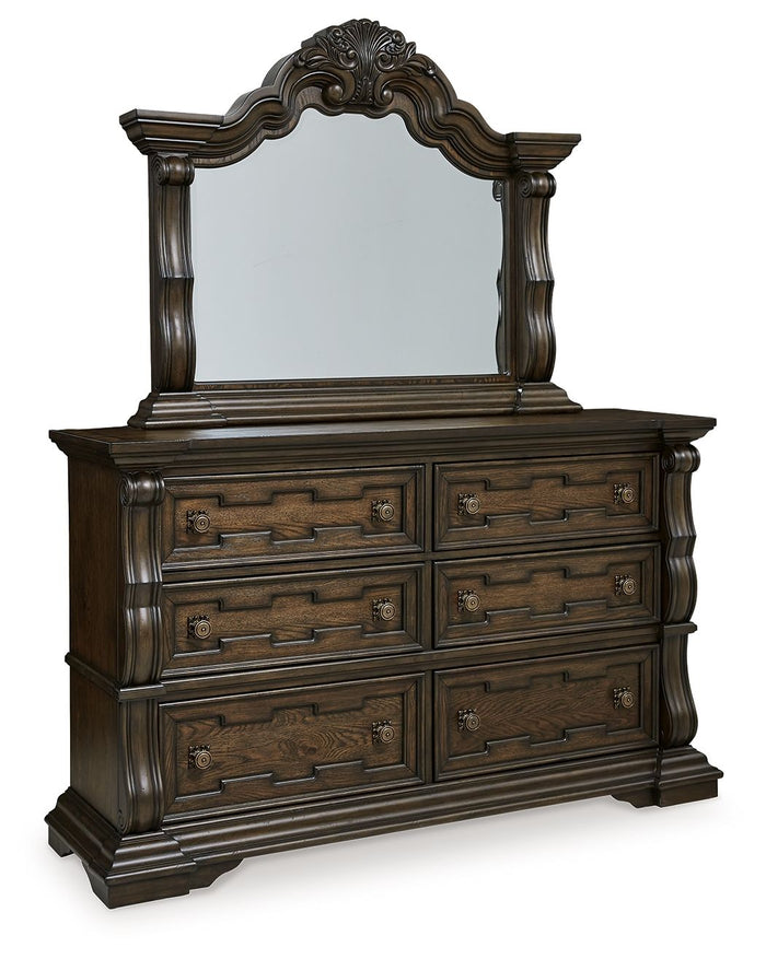 Maylee - Dresser And Mirror - Dark Brown image 1