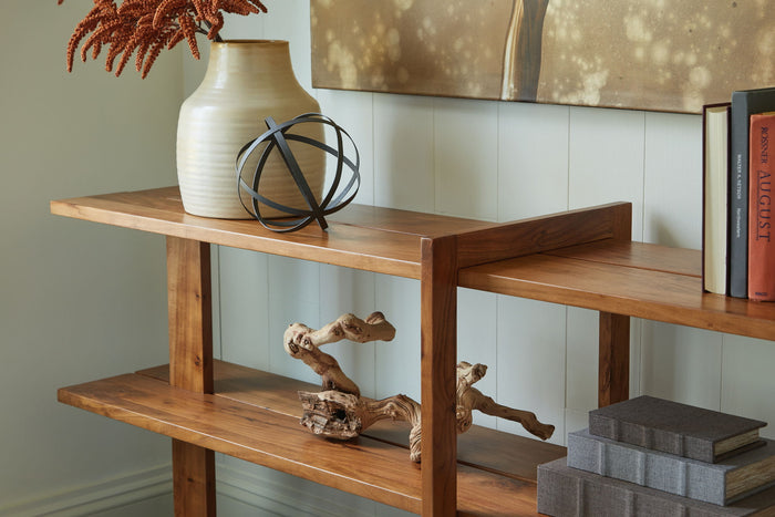 Fayemour - Console Sofa Table - Brown image 2