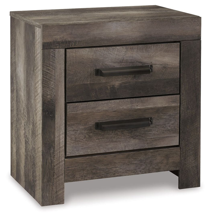 Wynnlow - Two Drawer Night Stand - Gray image 1