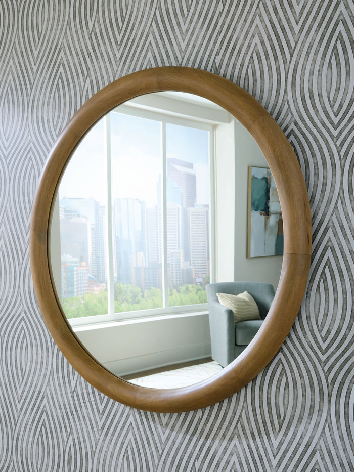Yadiel - Accent Mirror - Brown image 3