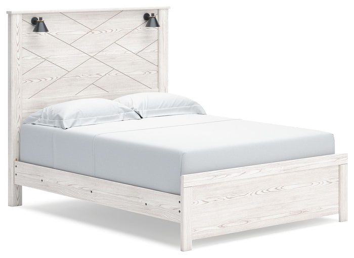 Gerridan - Panel Bed With Sconces image 1