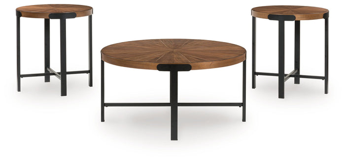 Crosstrail - Occasional Table Set (Set of 3) - Brown image 2