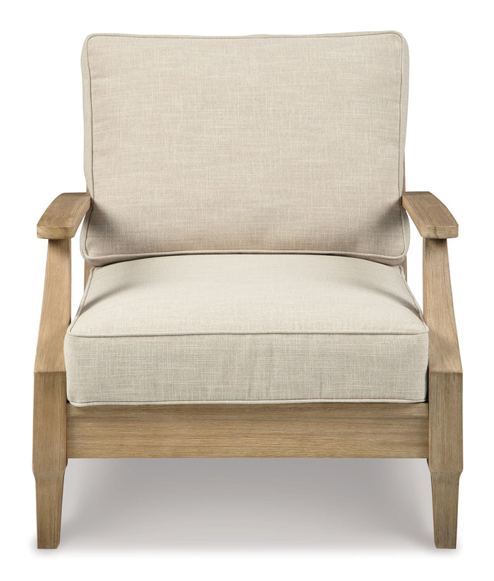 Clare View - Lounge Chair w/Cushion  - Beige image 2