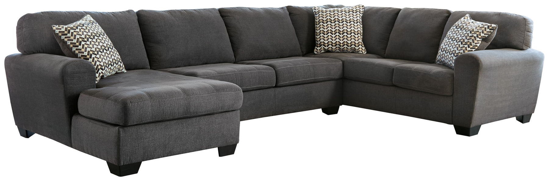 Dark Gray / 3 Pc. Left Arm Facing Corner Chaise Sectional