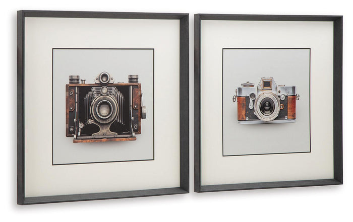 Dirkgrove - Wall Art Set (Set of 2) - Black / White / Brown image 2