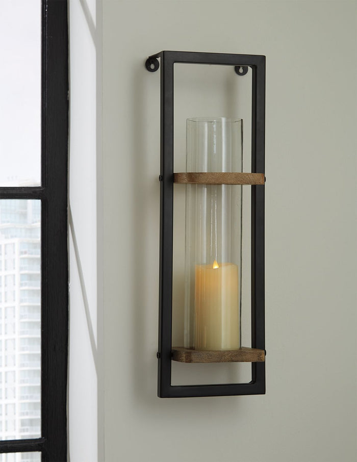 Colburn - Wall Sconce - Natural / Black image 2