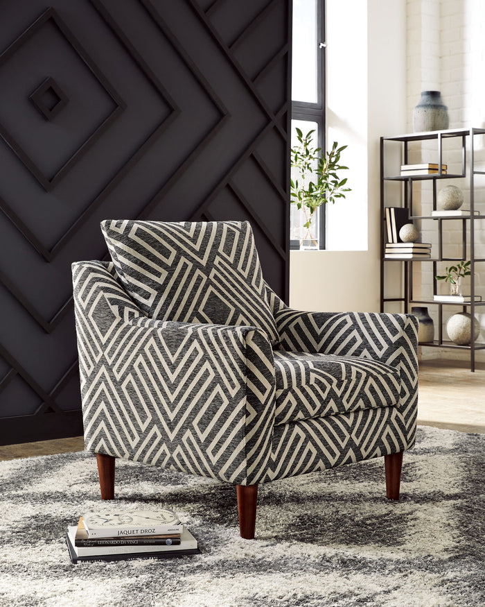 Morrilton Next-Gen Nuvella - Accent Chair - Natural / Charcoal image 2