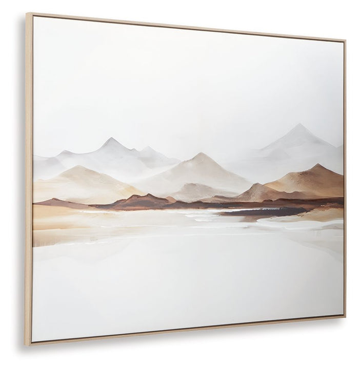 Karalen - Wall Art - White / Gray / Brown image 2