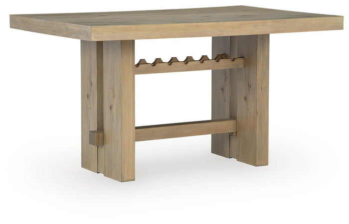 Lasinger - Rectangular Dining Room Counter Table - Light Brown image 1