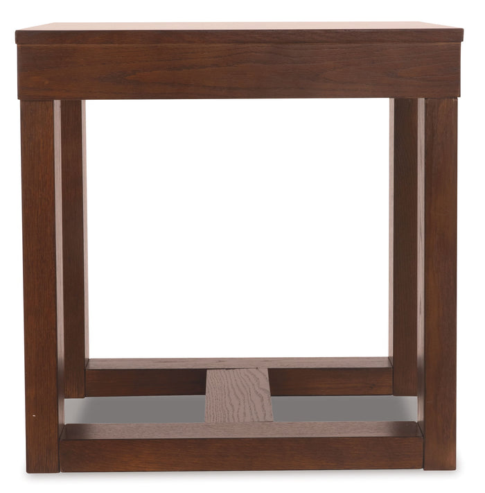 Watson - Square End Table - Dark Brown image 2
