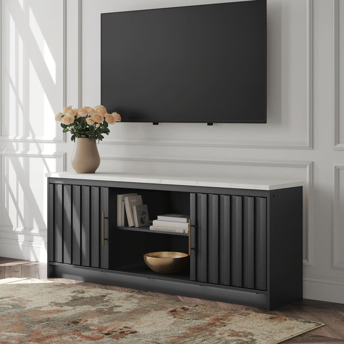Cadmori - TV Stand With Fireplace Option image 4