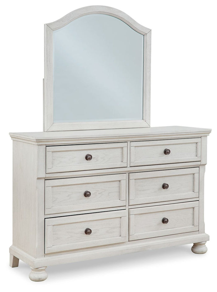 Robbinsdale - Dresser, Mirror - Youth - Antique White image 1