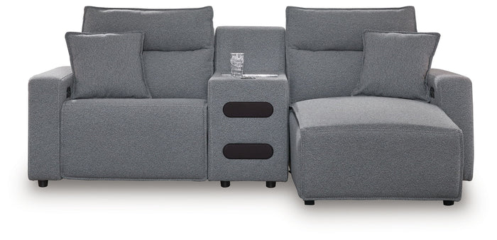 Modmax II - Reclining Sectional - Salt And Pepper image 3