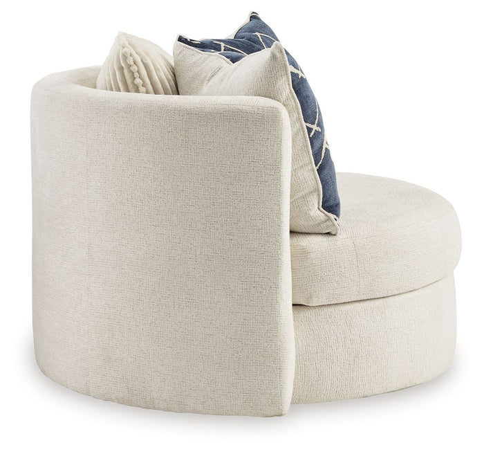Padova - Swivel Accent Chair - Ivory image 2