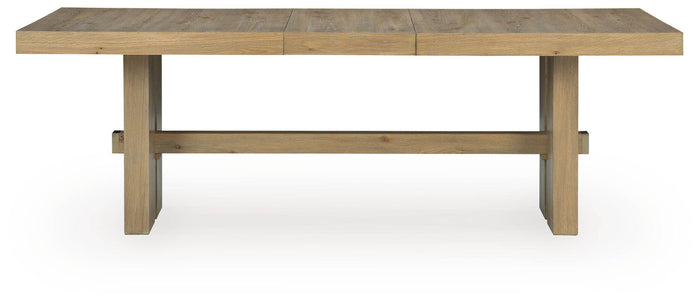 Lasinger - Rectangular Dining Room Extension Table - Light Brown image 2