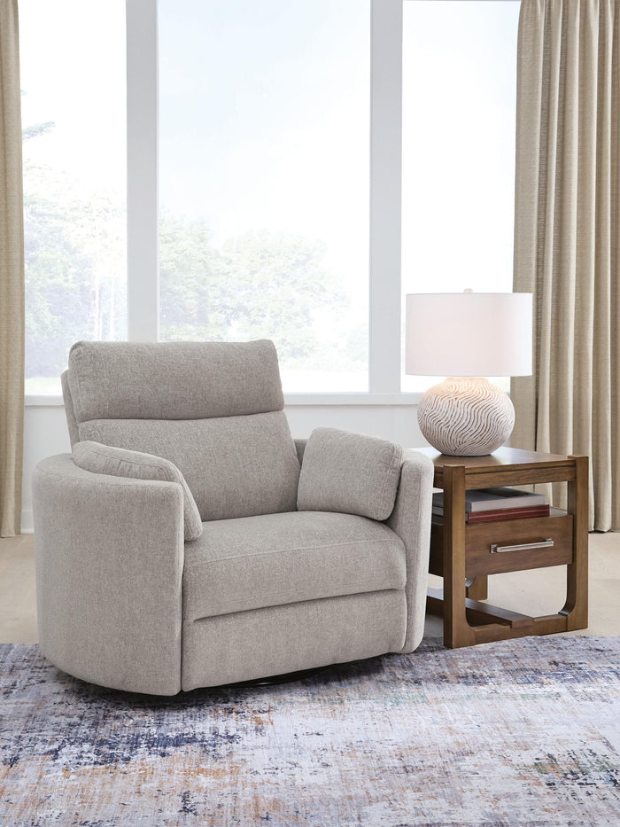 ModMax Luxe - Swivel Glider Power Recliner - Flint image 2
